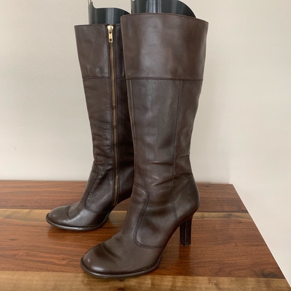 Aldo Shoes - Aldo | Brown Leather Western Tall Boots El Paso